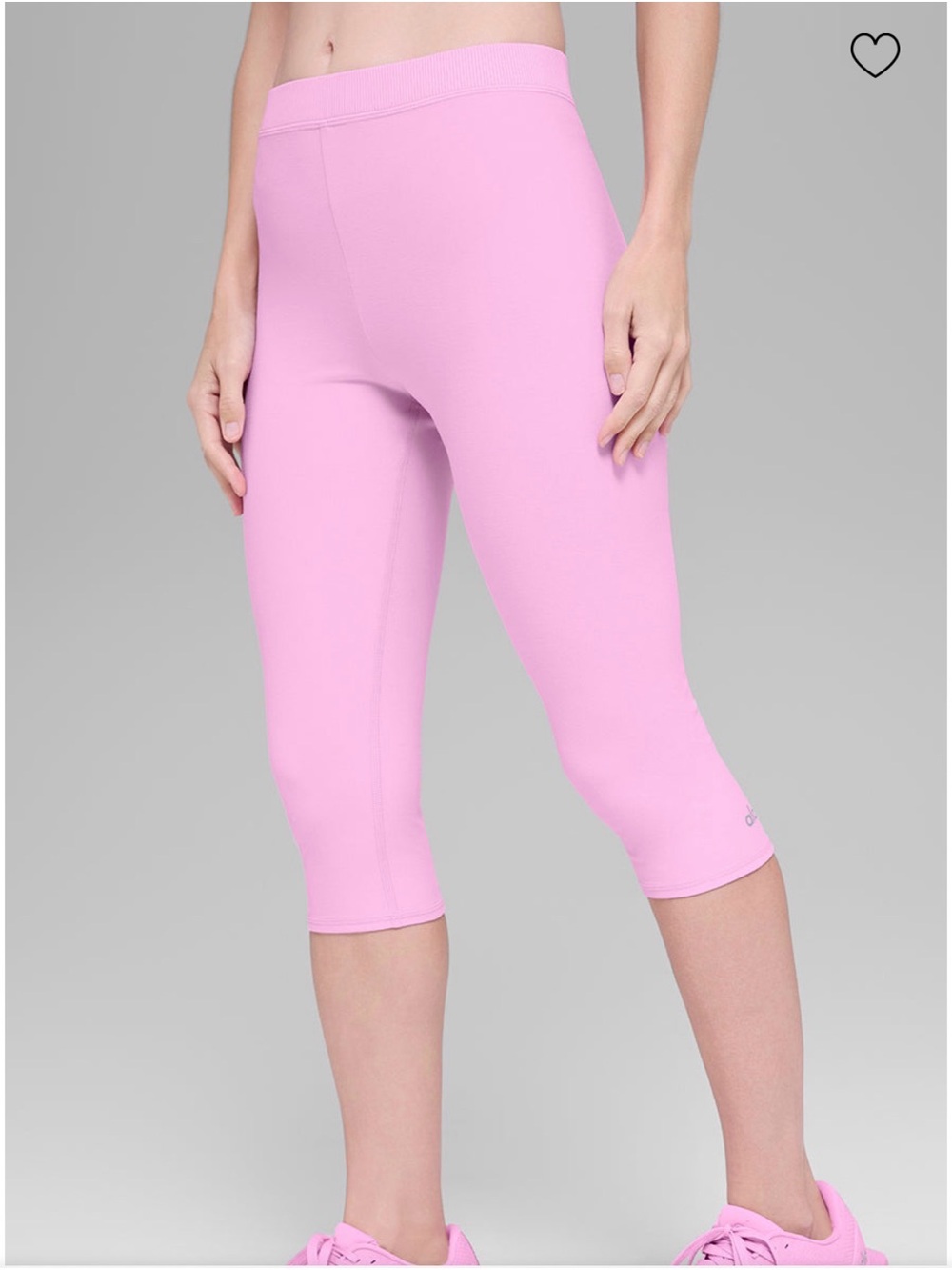 ALO Yoga Light Pink Capri Leggings